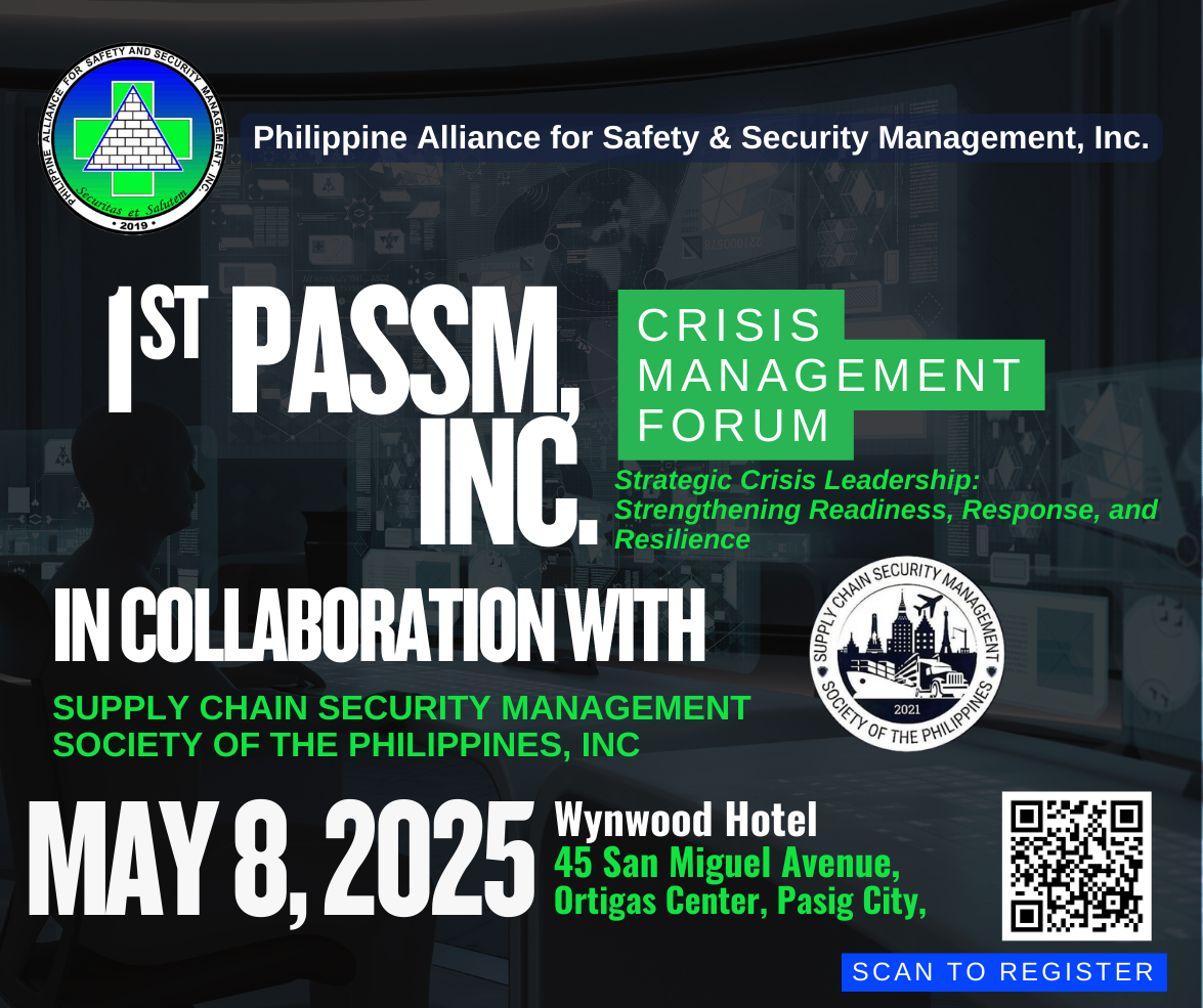 1st PASSM, Inc. Crisis Management Forum